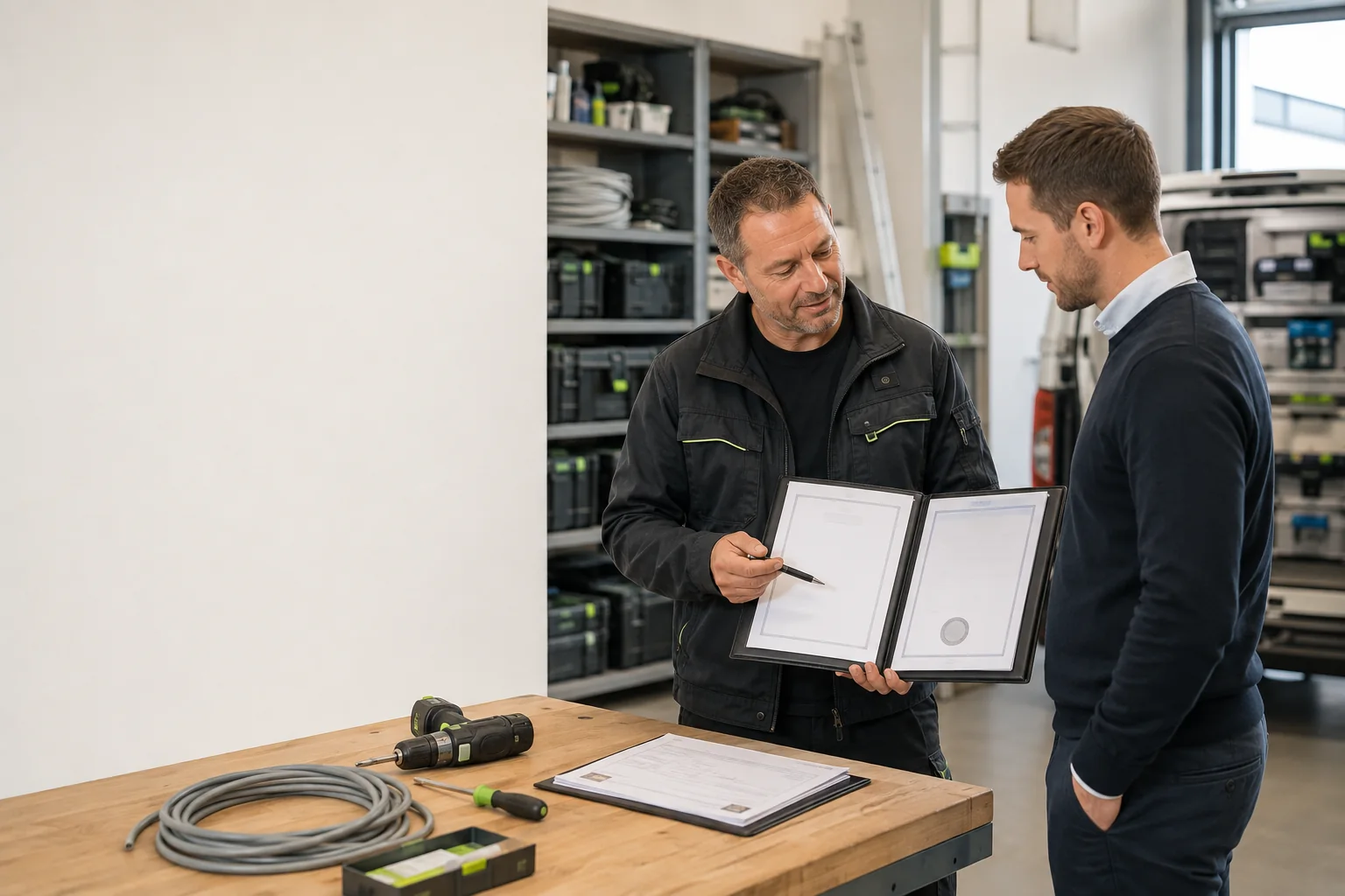 Prüfung von Unternehmensangaben und Betriebsnachweisen